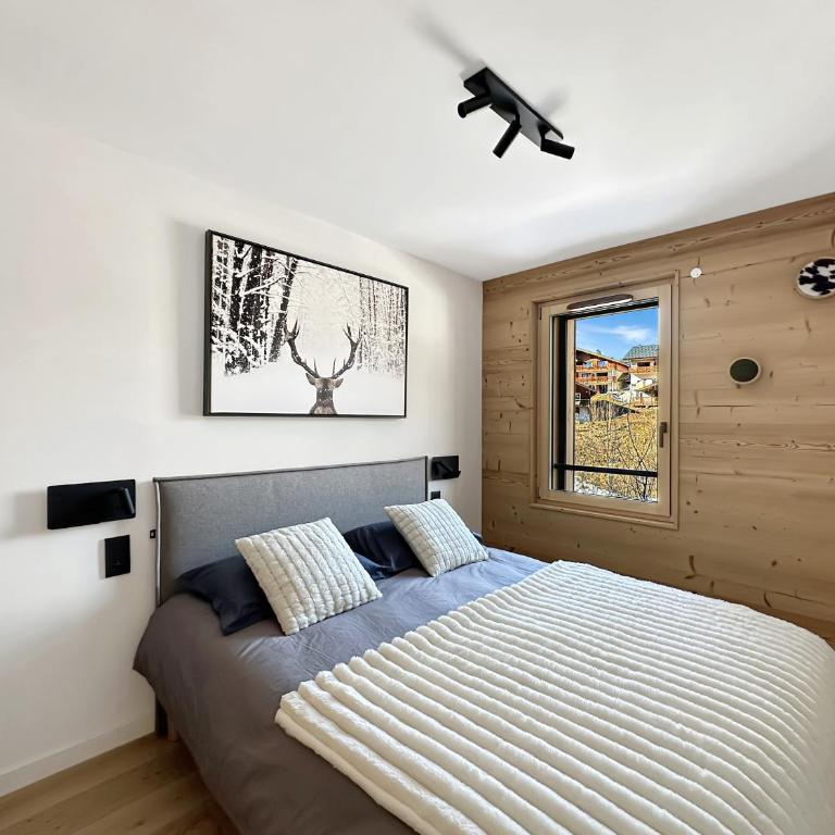 DBA104 - 4 pieces 6 pers Centre village Carroz - Three-Bedroom Apartment with Balcony - 5