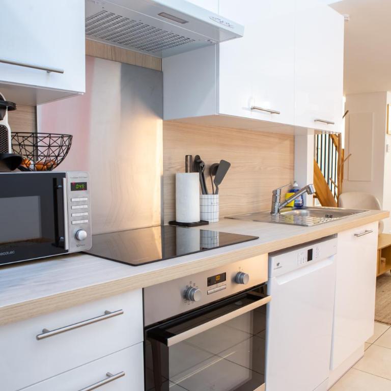 Duplex carré d'or au calme sur cour 100m de la plage - Appartement 3 Chambres - 10