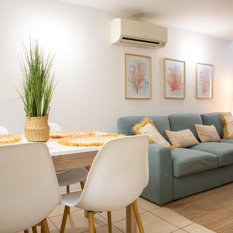 Duplex carré d'or au calme sur cour 100m de la plage - Appartement 3 Chambres - 5