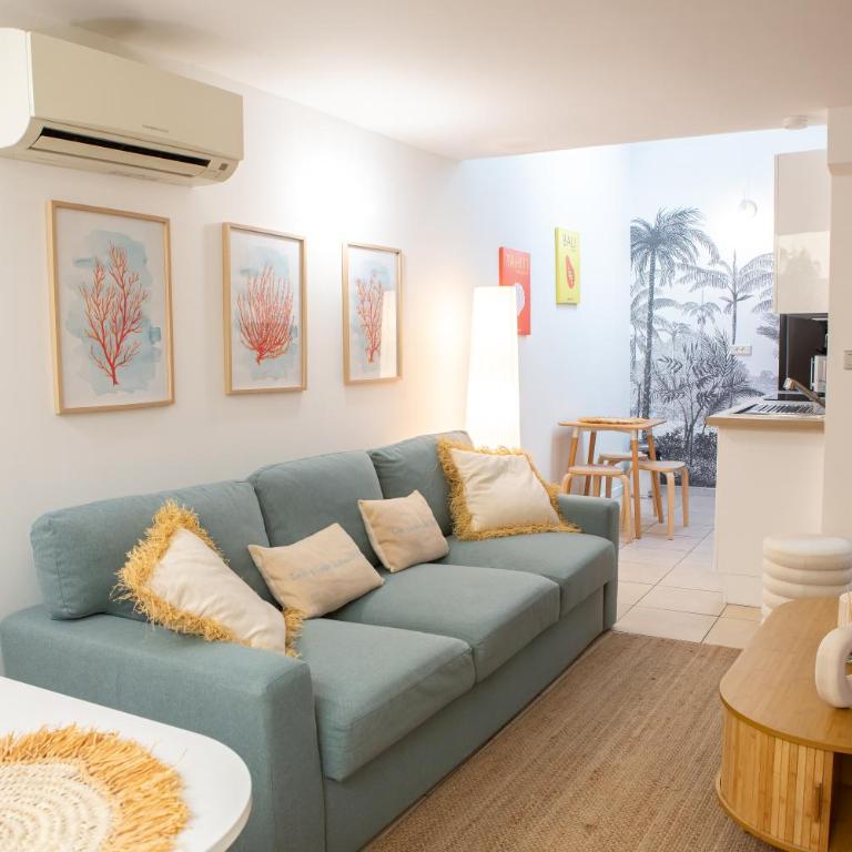 Duplex carré d'or au calme sur cour 100m de la plage - Appartement 3 Chambres - 1