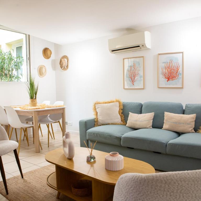 Duplex carré d'or au calme sur cour 100m de la plage - Appartement 3 Chambres - 2
