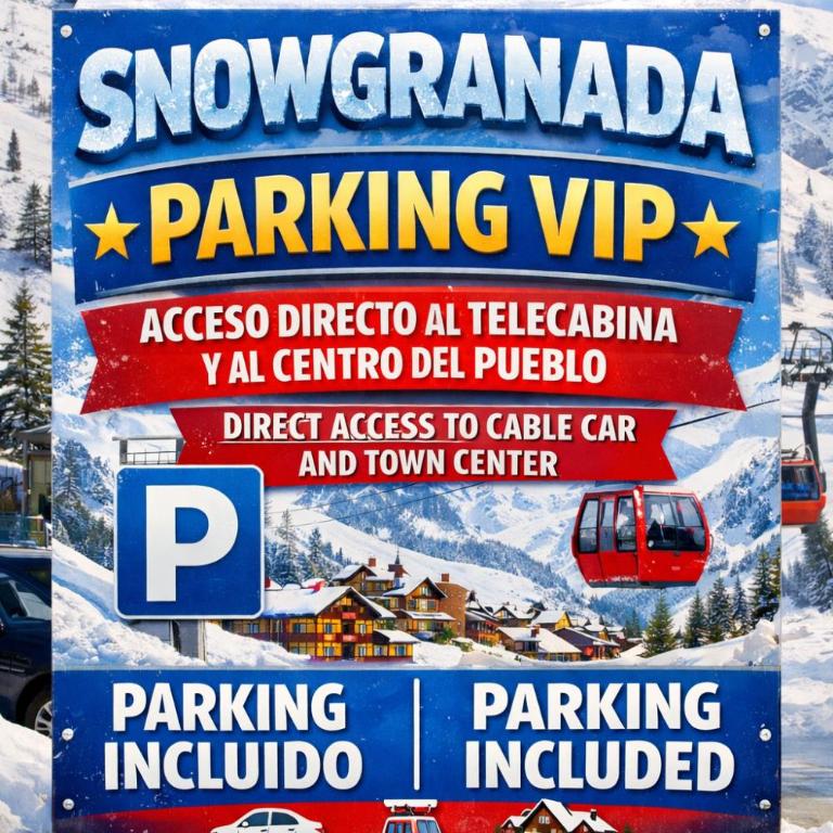 SnowGranada Parking telecabina Pradollano Include - Apartamento de 1 dormitorio con balcón y vistas a la montaña - 3