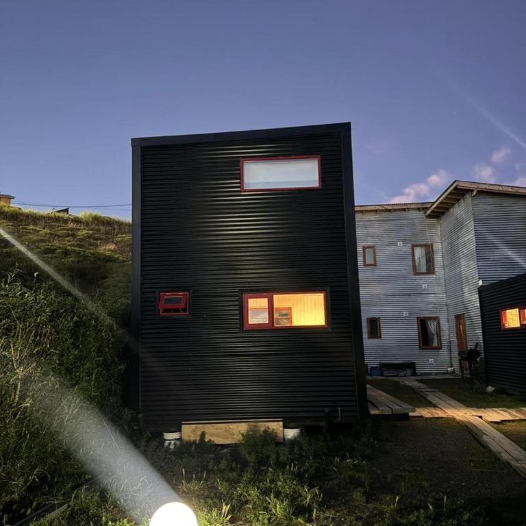 Stone Tiny Chalten Nordic Cabin Patagonia - Arg - One-Bedroom House - 1