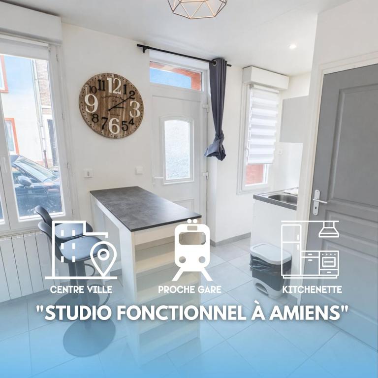 Studio fonctionnel à Amiens - Apartamento de 1 dormitorio - 1