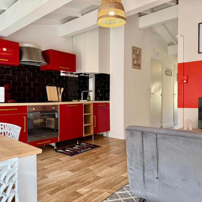 L'Etoile Rouge - T2 Proche Gare et Centre Ville - Apartment mit 1 Schlafzimmer - 14