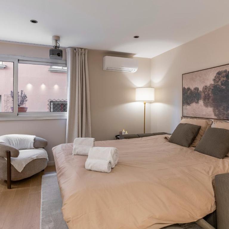 Loft with Home Cinema, Modern Apartment Just Minutes from Monaco - Appartement 1 Chambre - 14