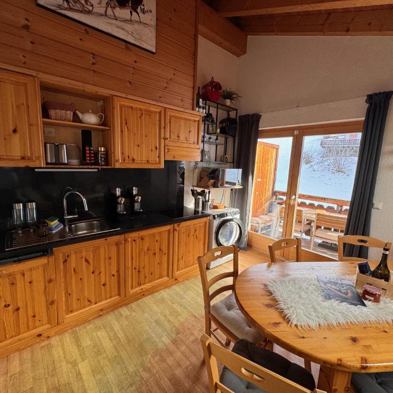Les 5 Sapins - Ski In & Out - Haute-Nendaz - 4 Vallees - Parking - 8pers - Apartment mit Blick auf die Berge - 6