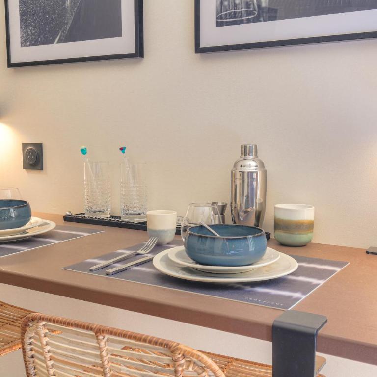 Studio chic piscine, jardin et parking, Lyon 3 - Appartement 1 Chambre - 14