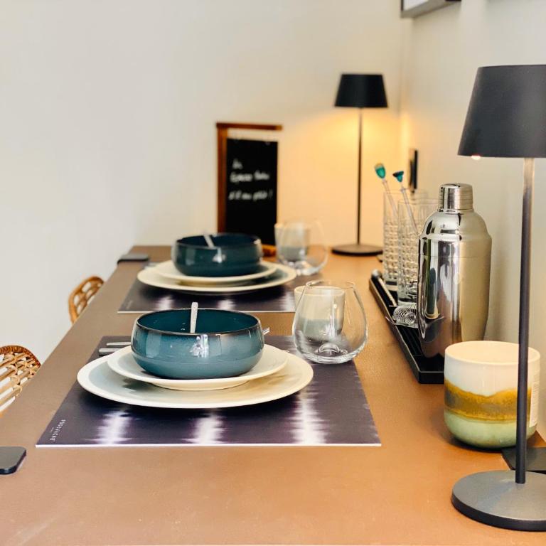 Studio chic piscine, jardin et parking, Lyon 3 - Appartement 1 Chambre - 21