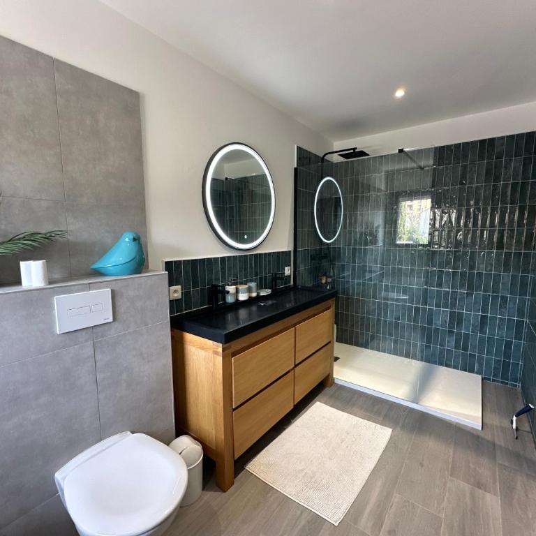 La Désirade - Magnifique villa climatisée avec piscine jardin et parking proche centre ville Aix-en-Provence - Villa avec Piscine Privée - 17