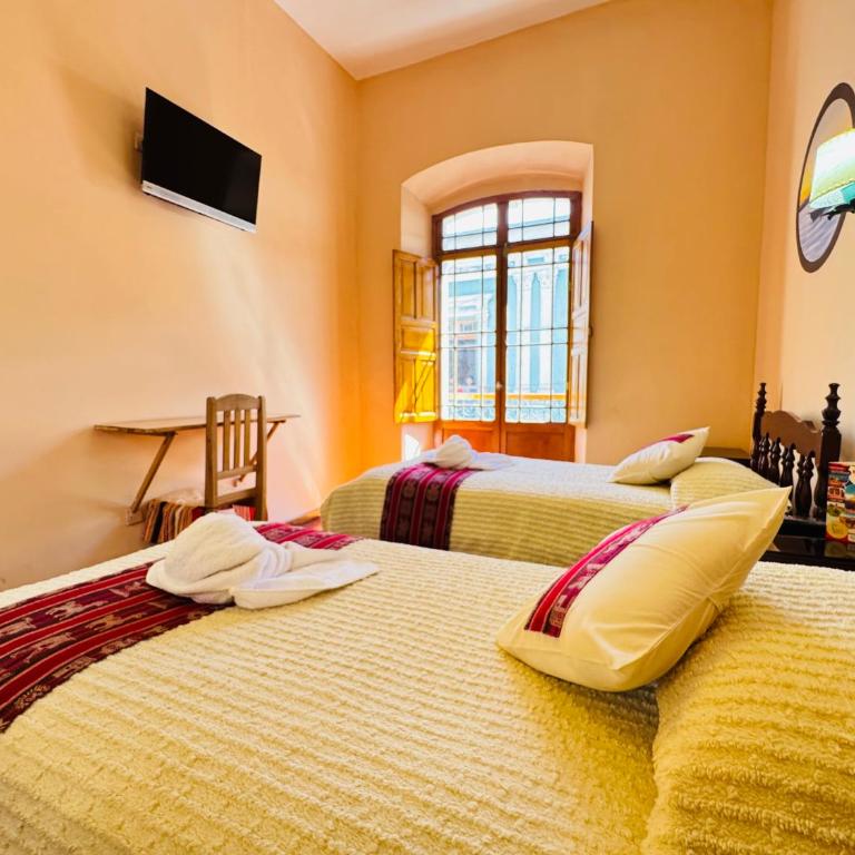 Hostal La Posada De La Abuela - Habitación Doble - 2 camas - 4