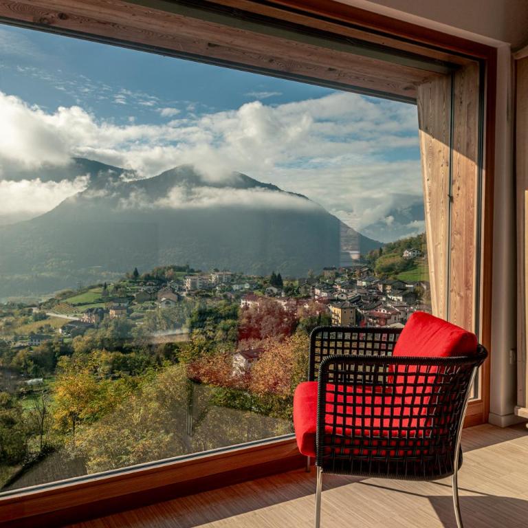 Maso al Sole Agriturismo - Habitación Doble con vistas a la montaña - 5