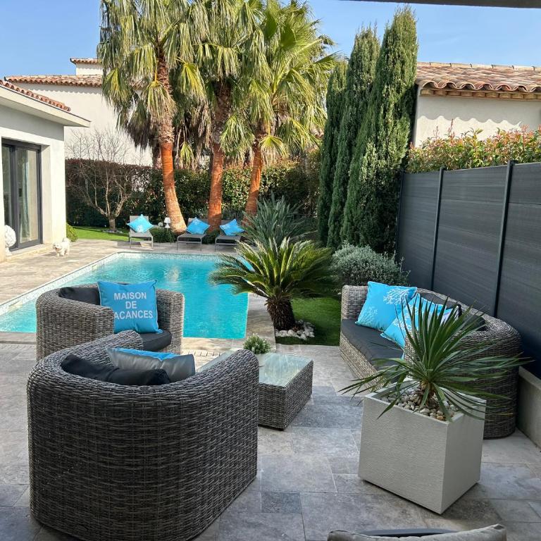 Superbe villa golfe st Tropez - Villa 3 Chambres - 9