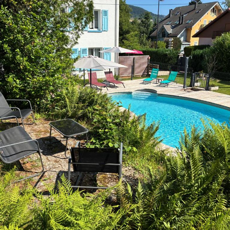 Chalet familial Gerardmer centre - salle de jeu - piscine partagée - Chalet - 4