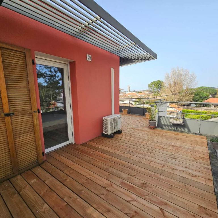 Rooftop climatisé à Andernos les Bains -300 m de la plage - Appartement 1 Chambre - 17