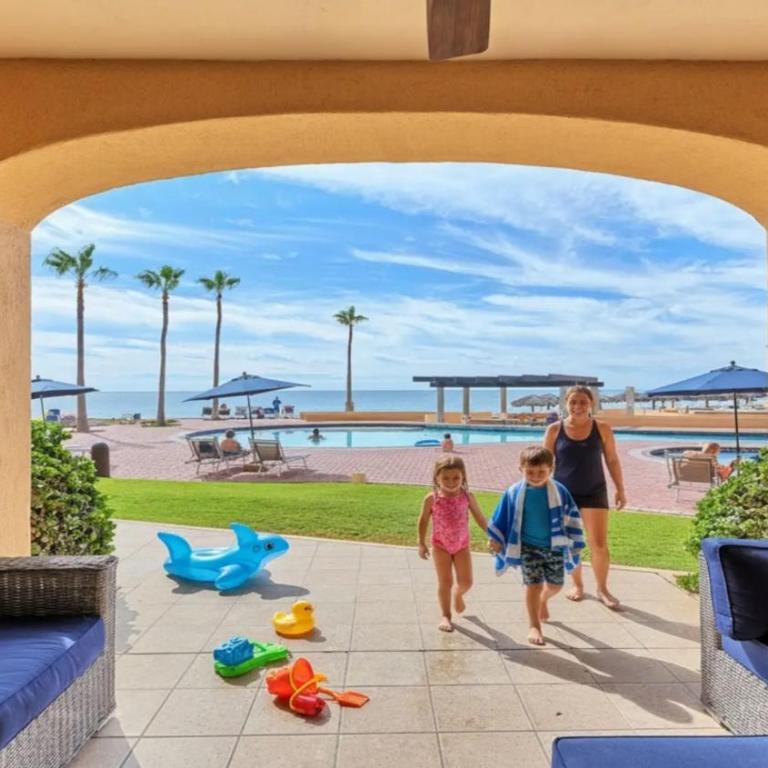 Ground Floor 2BR Beachfront - Steps to Pool - Princesa E104 - BeachBumCondos - Two-Bedroom Apartment - 2