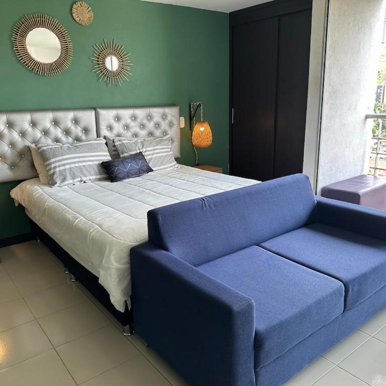 Vista increíble cerca a Calasanz y Metro Santa Lucía - Seguridad 24 h - Apartamento de 1 dormitorio - 2