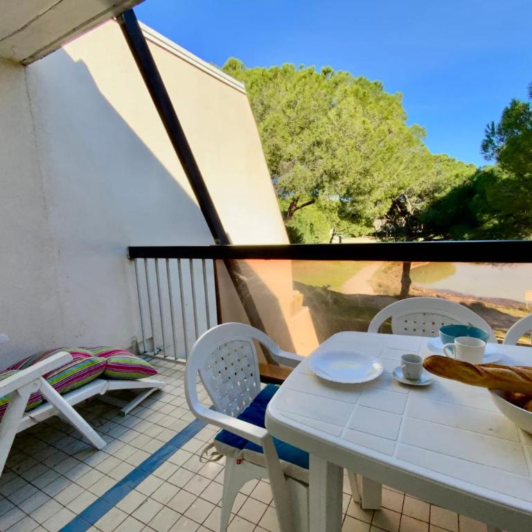 Le Petit Ponant- Studio cosy avec vue sur l'étang et piscine ! - Appartement - 16