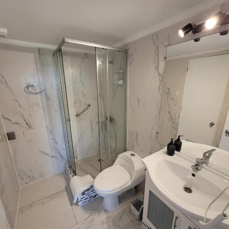 01 Comodo, cama KING con Estacionamiento Providencia - One-Bedroom Apartment - 13