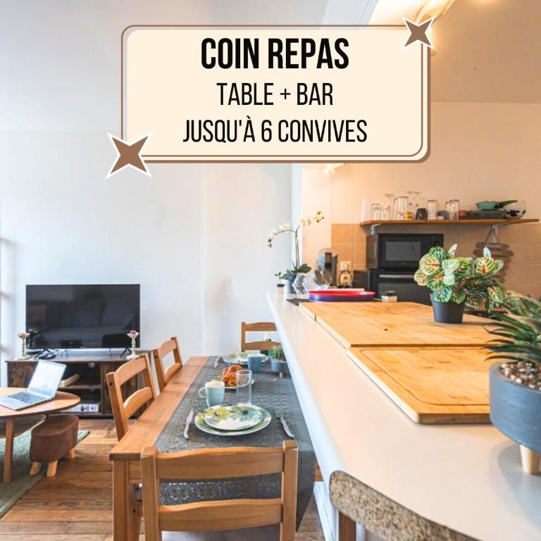 LYS - Idéal pour familles & amis - Hypercentre - Vue Fontaine Subé et Cathédrale - Wifi - Machine à laver - Gare, Cathédrale de Reims, Commerces, Restaurants & Transports en commun accessibles à pied en moins de 10 minutes - Appartamento Deluxe con 2 Camere da Letto - 13