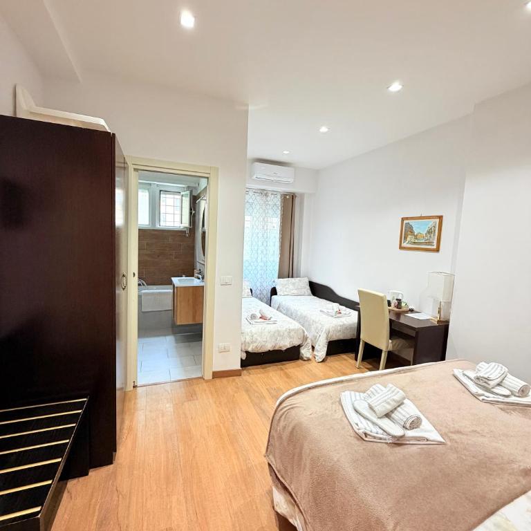 MBS Marconi Bridge Suites Guest House - Camera Quadrupla con Bagno Privato - 8