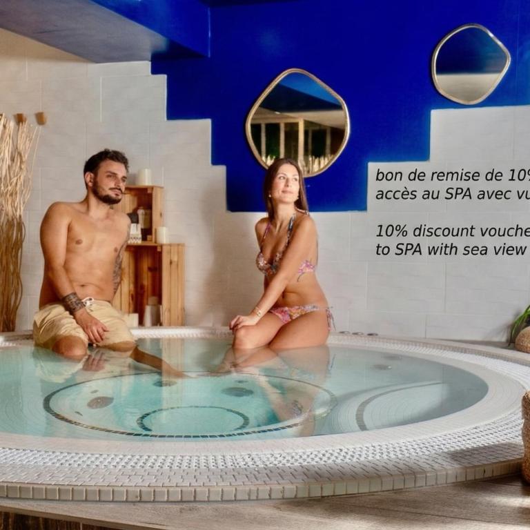 Blue Summer Vibes - Apartment 4 - AC, parking, beach at 50m, SPA discnt - Appartement 1 Chambre - 26