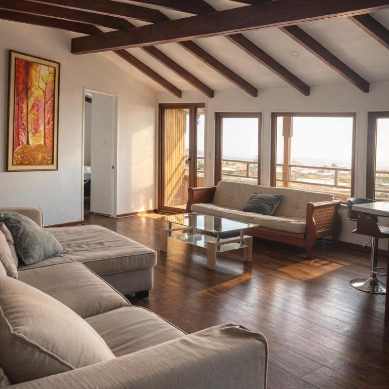 Furnished apartment with bay view in Cerro Alegre, Valparaiso - Two-Bedroom Apartment - 1