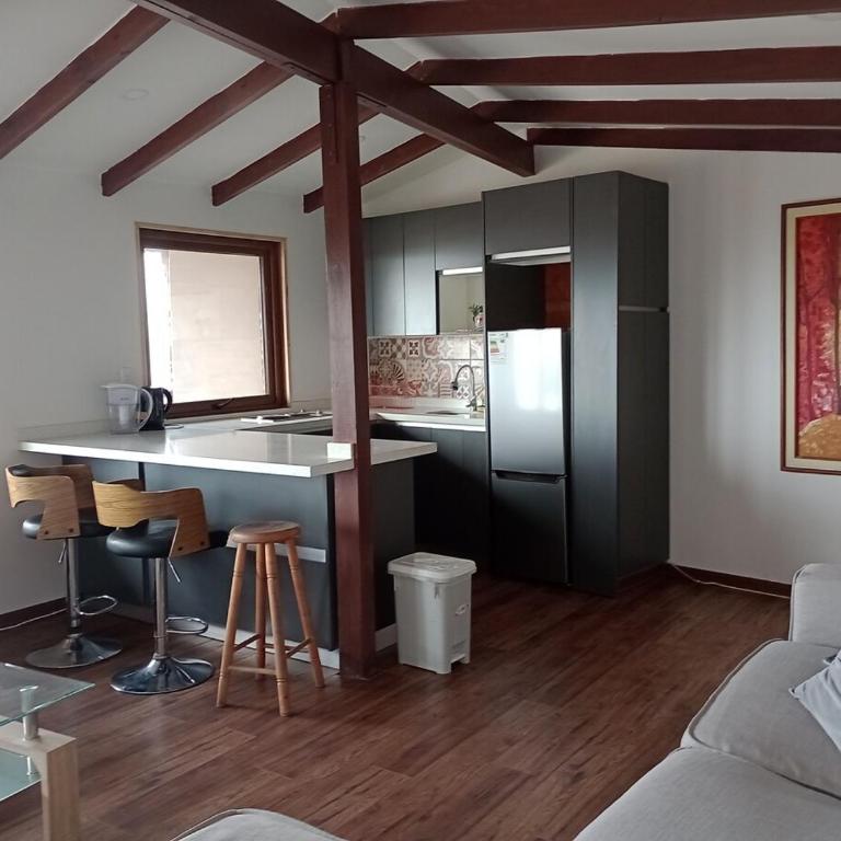 Furnished apartment with bay view in Cerro Alegre, Valparaiso - Two-Bedroom Apartment - 6
