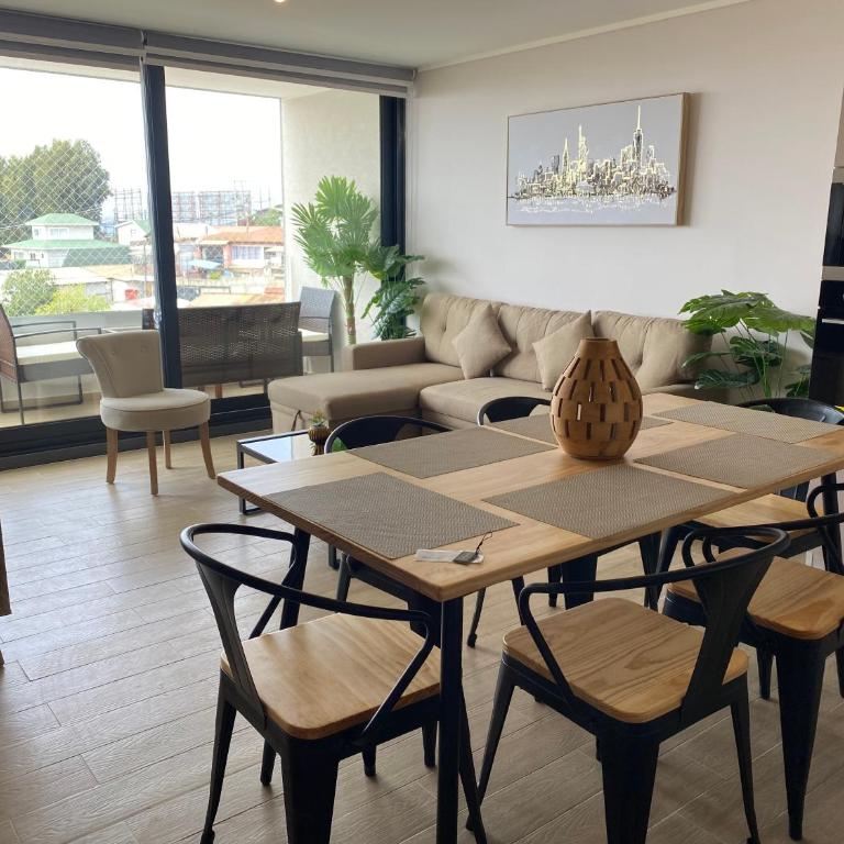 Gran Dpto Vista Mar 3D2B, Piscina, Cancha, Terraza - One-Bedroom Apartment - 1