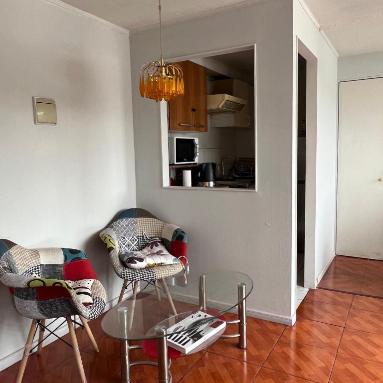 Departamento completo Fantasilandia Movistar arenas Teatro Caupolican 100 - One-Bedroom Apartment - 4
