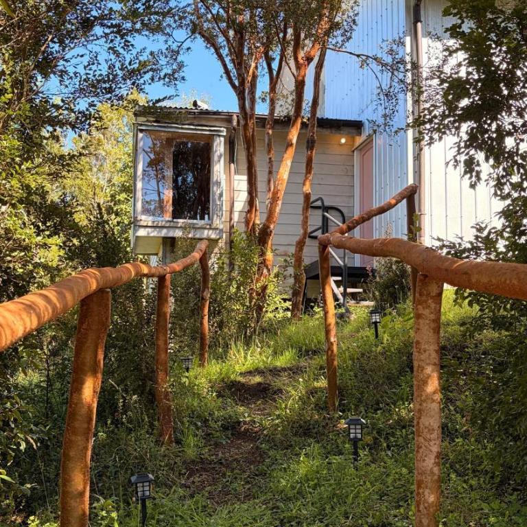 Cozy Cabin in Chiloé Wifi in Native Forest and Ocean View Retreat - Two-Bedroom Chalet - 16