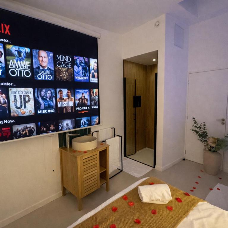 Romantique Room - Cinéma - Netflix - St Roch - Apartment mit 1 Schlafzimmer - 21