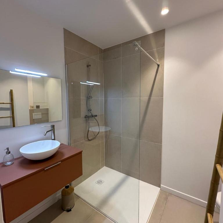 Maison de charme 12 personnes avec 3 suites indépendantes au Mas Conte à Canet en Roussillon - Three-Bedroom Vacation Home - 5