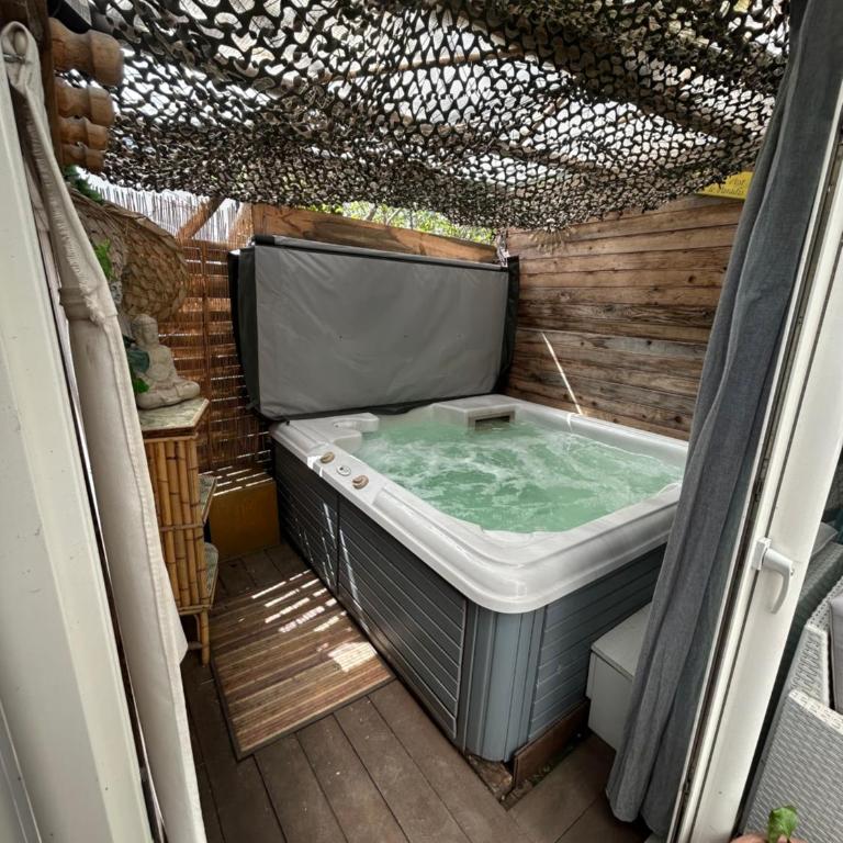 Beautiful studio with courtyard, parking and optional spa 30e per day - Appartement 1 Chambre - 5
