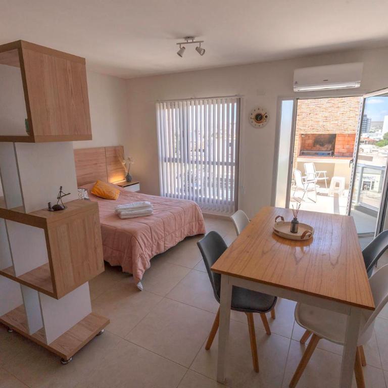 Amplio y luminoso estudio con balcón y parrilla en el centro - Apartamento de 1 dormitorio - 28