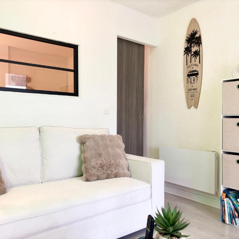 Surfing T2 Accès Plage Privé, Parking, Wifi Dune - Apartment mit 1 Schlafzimmer - 19