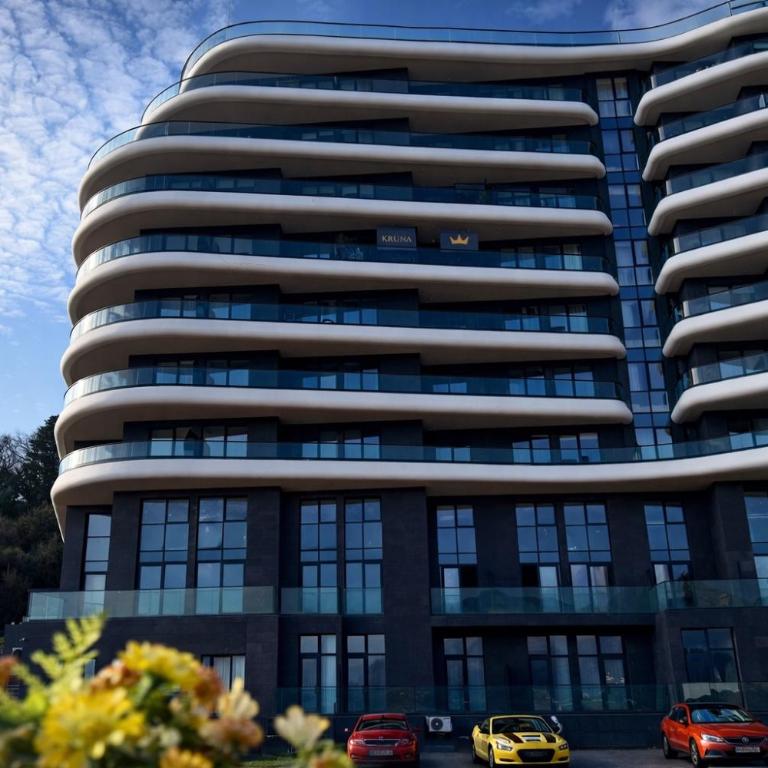 KRUNA 406 Luxury Sea View Apartment with Parking, Minibar, Spa & Beach, Bečići - Apartman sa 1 Spavaćom Sobom - 6