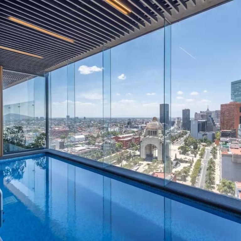 Loft a pasos Reforma | Alberca Gimnasio | Spa - One-Bedroom Apartment - 3