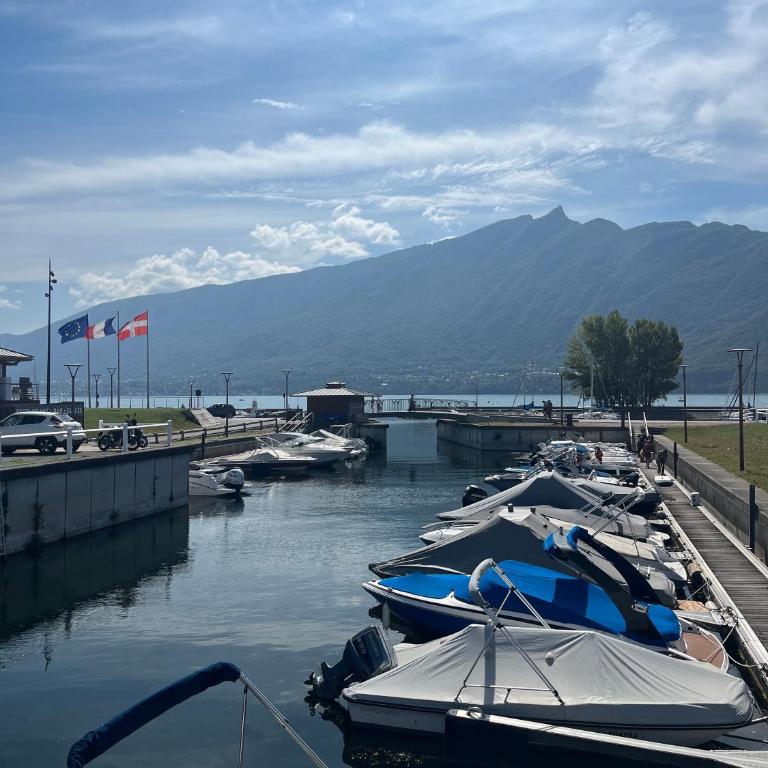 Nid du Lac - Studio cosy & moderne au bord du lac avec terrasse - One-Bedroom Apartment with Balcony and Mountain View - 27