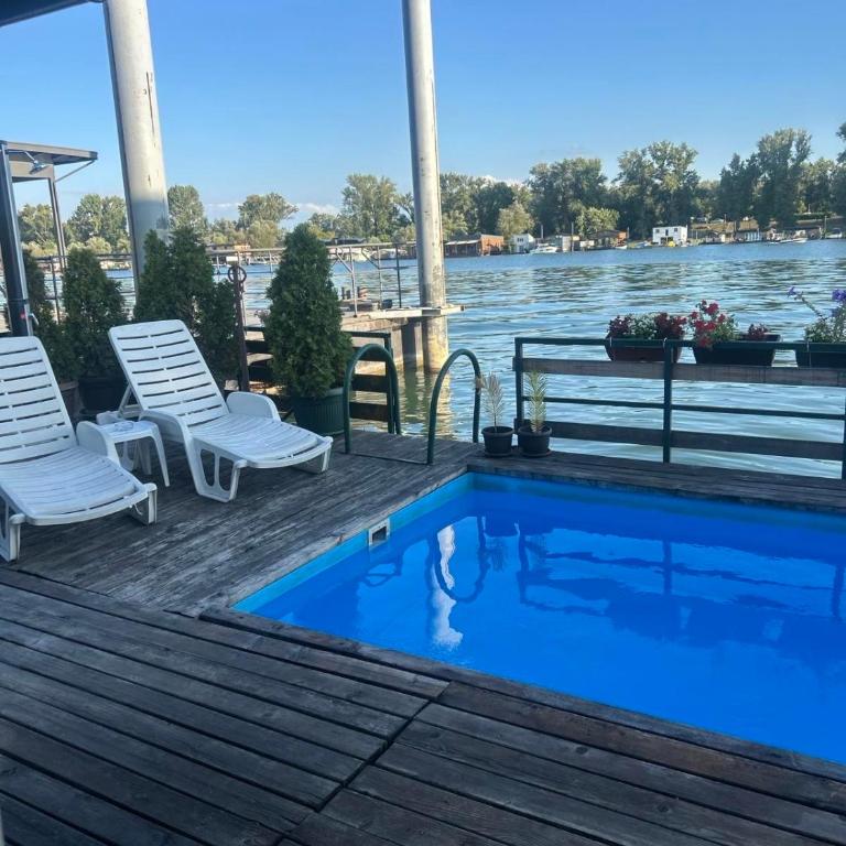 Splav na Savi KALIVARIJA - Vila sa 1 Spavaćom Sobom - 11