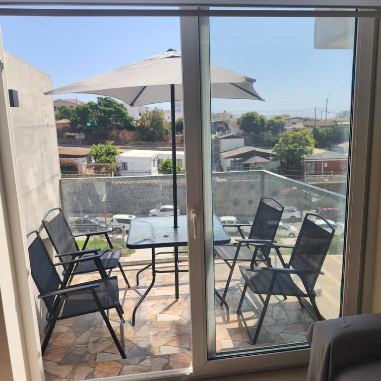 Departamento Con piscina en la terraza y cerca de Viña - One-Bedroom Apartment - 13