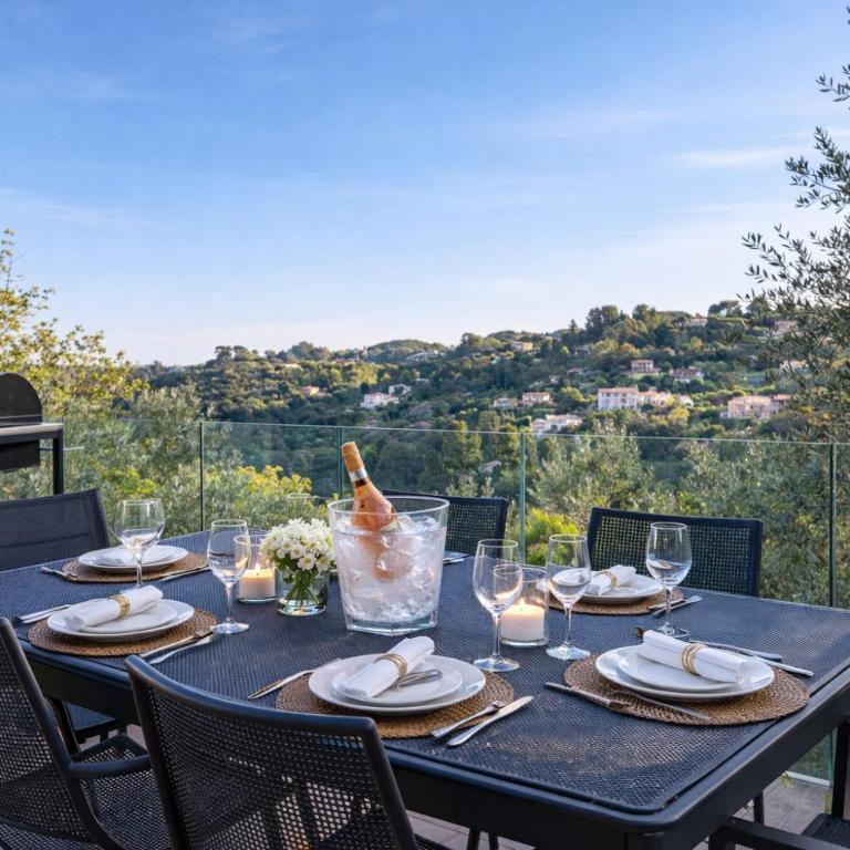 Villa Key West - Villa d'exception avec piscine privée et vue mer proche de Cannes - Villa mit privatem Pool - 33