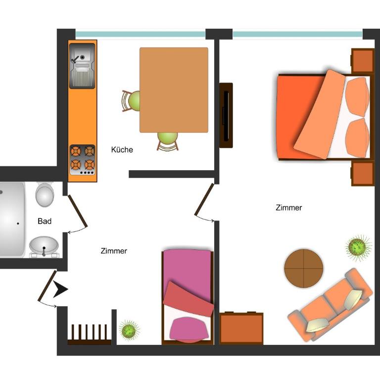 Family Apartment History 5 Gäste Air Condition Parken Frei - Apartment - 3