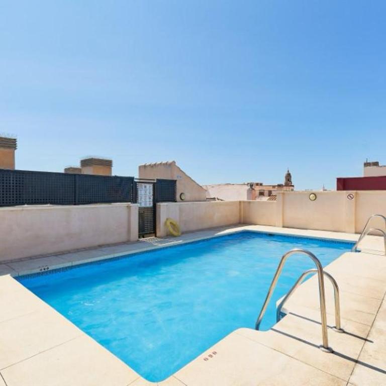 Heart of Malaga Rooftop Pool with Private Parking - Apartamento de 1 dormitorio - 4