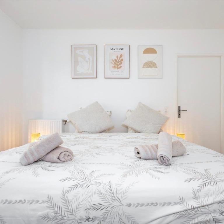 Private free Parking 4P King size Bed near Stade de France Paris cosy Apt - Apartment mit 1 Schlafzimmer - 16