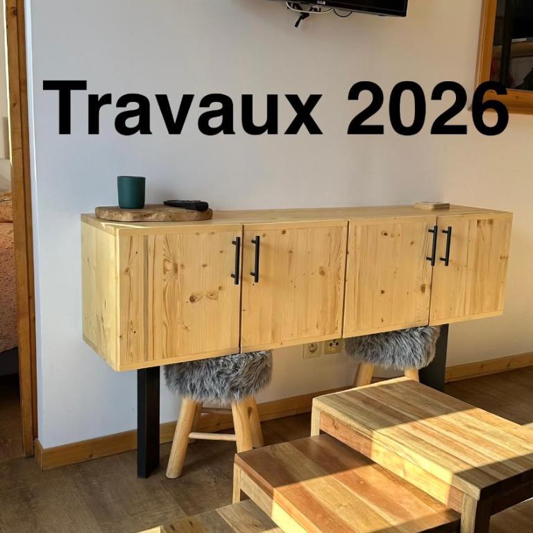 Appartement 4-6 personnes à Valmeinier 1800 résa du samedi au samedi avec piscine intérieure chauffée - Appartement 2 Chambres - 4