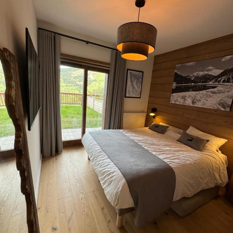 Séjour été - Appartement 4 pièces 6 personnes avec terrasse 50 m2 pour un séjour en famille avec vue exceptionnelle sur Meribel - Apartment mit 3 Schlafzimmern - 4