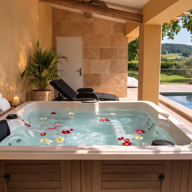LA BASTIDE 5 étoiles Spa Saint Quenin Vaison - Pisicine - Jacuzzi Hammam MONT VENTOUX PROVENCE - Villa - 6