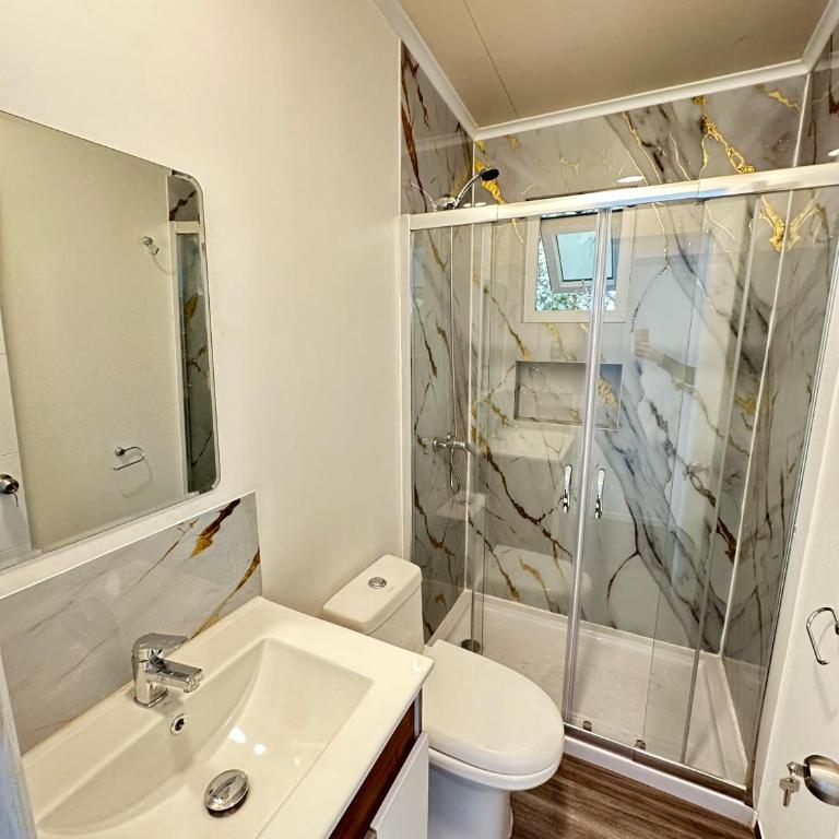 Cabaña con Jacuzzi y Piscina - One-Bedroom House - 19