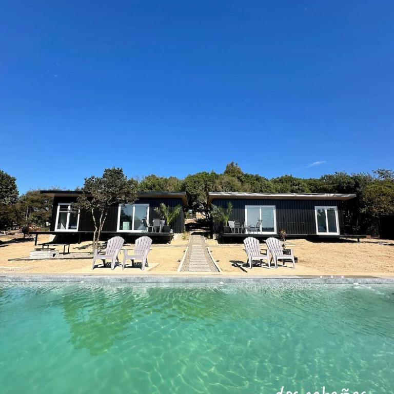 Cabaña con Jacuzzi y Piscina - One-Bedroom House - 11